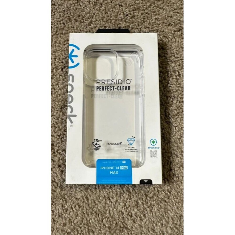 Speck clear iPhone 14 Pro Max phone case
